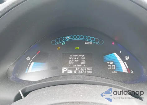 2013 Nissan Leaf Sv из США, поврежденный, VIN 1N4AZ0CP5DC411116